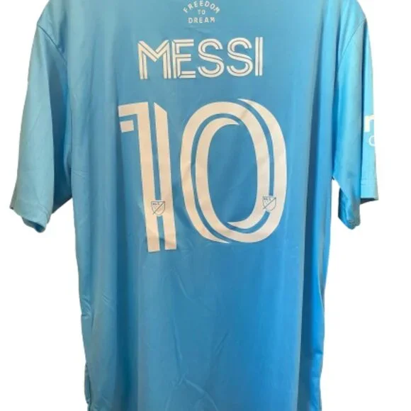 Y2K Inter Miami Jersey 2025/26 Messi #10 Blockcore Football Shirt Men’s L - Picture 2 of 6